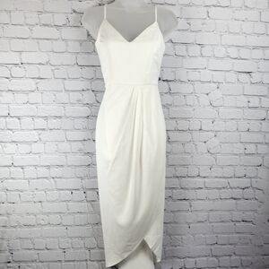 NWT Lulus Size M White Midi Dress